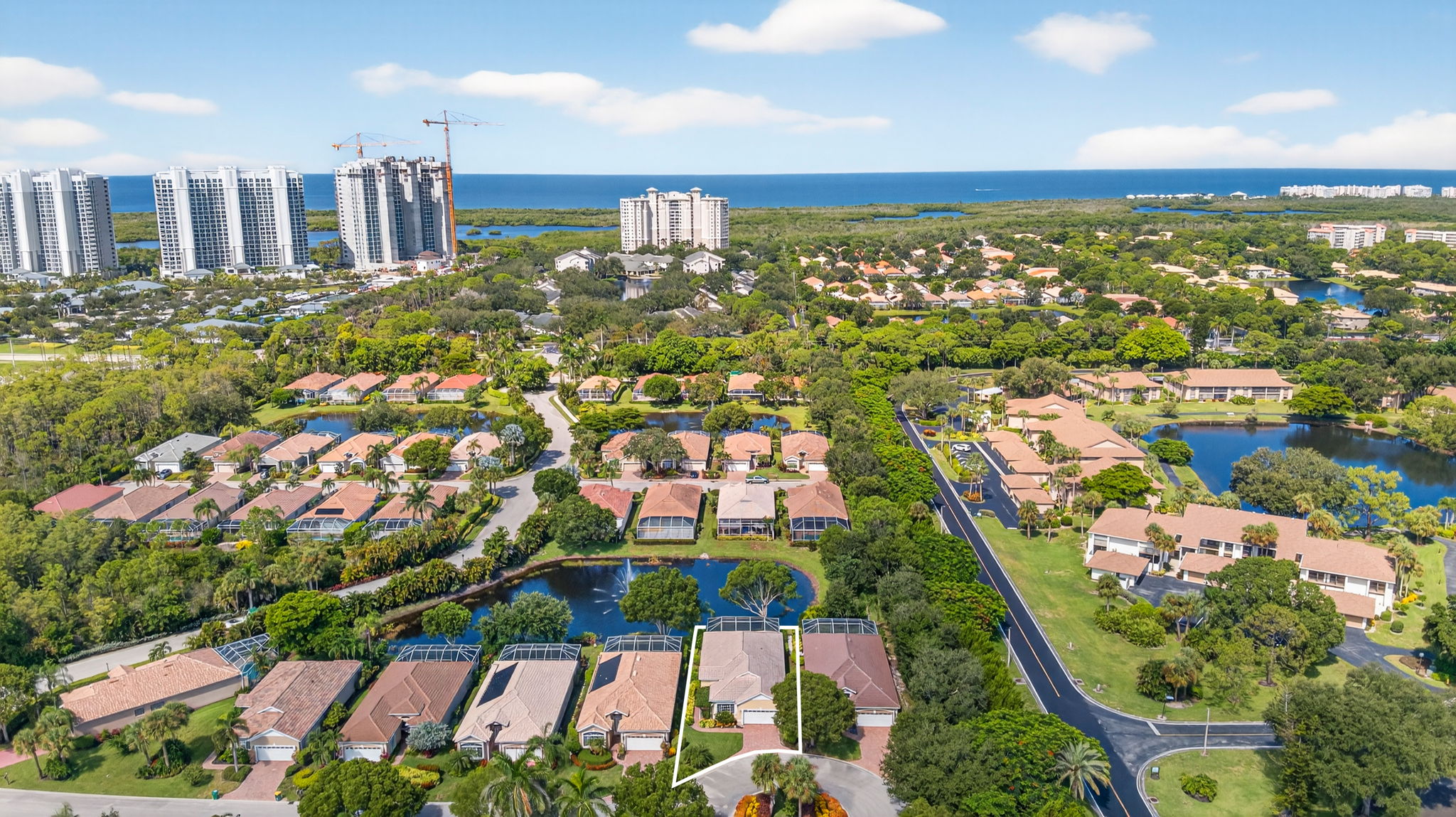 Aerial Front Exterior 1 - lot line