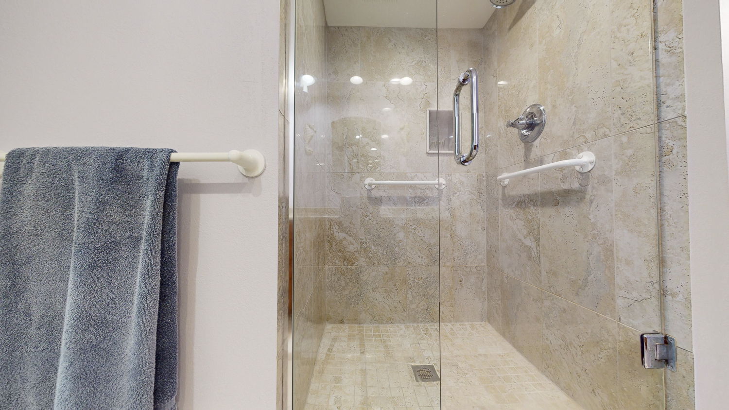 Hallway Bathroom Shower