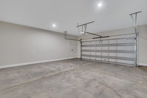Finished Garage with Paint & Trim