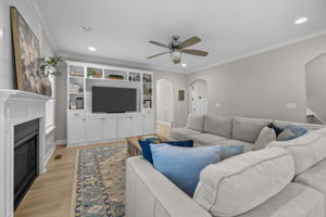 Custom built in by master carpenter