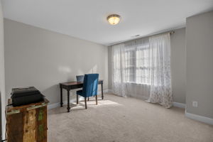 Bedroom on second level with private bath