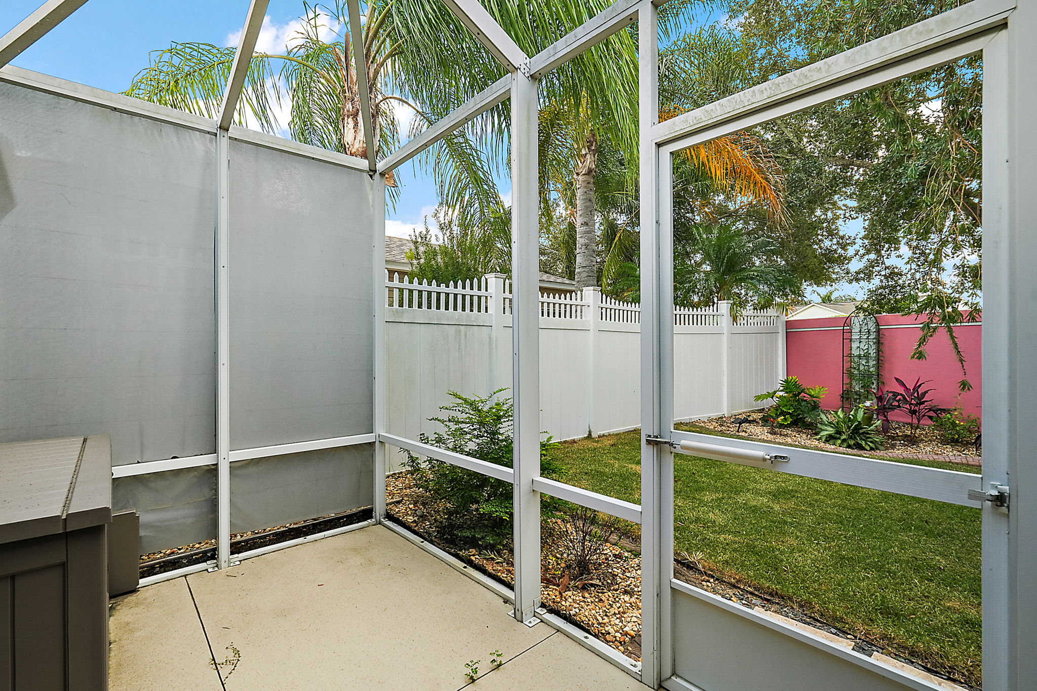 SMALL LANAI USED FOR STORAGE