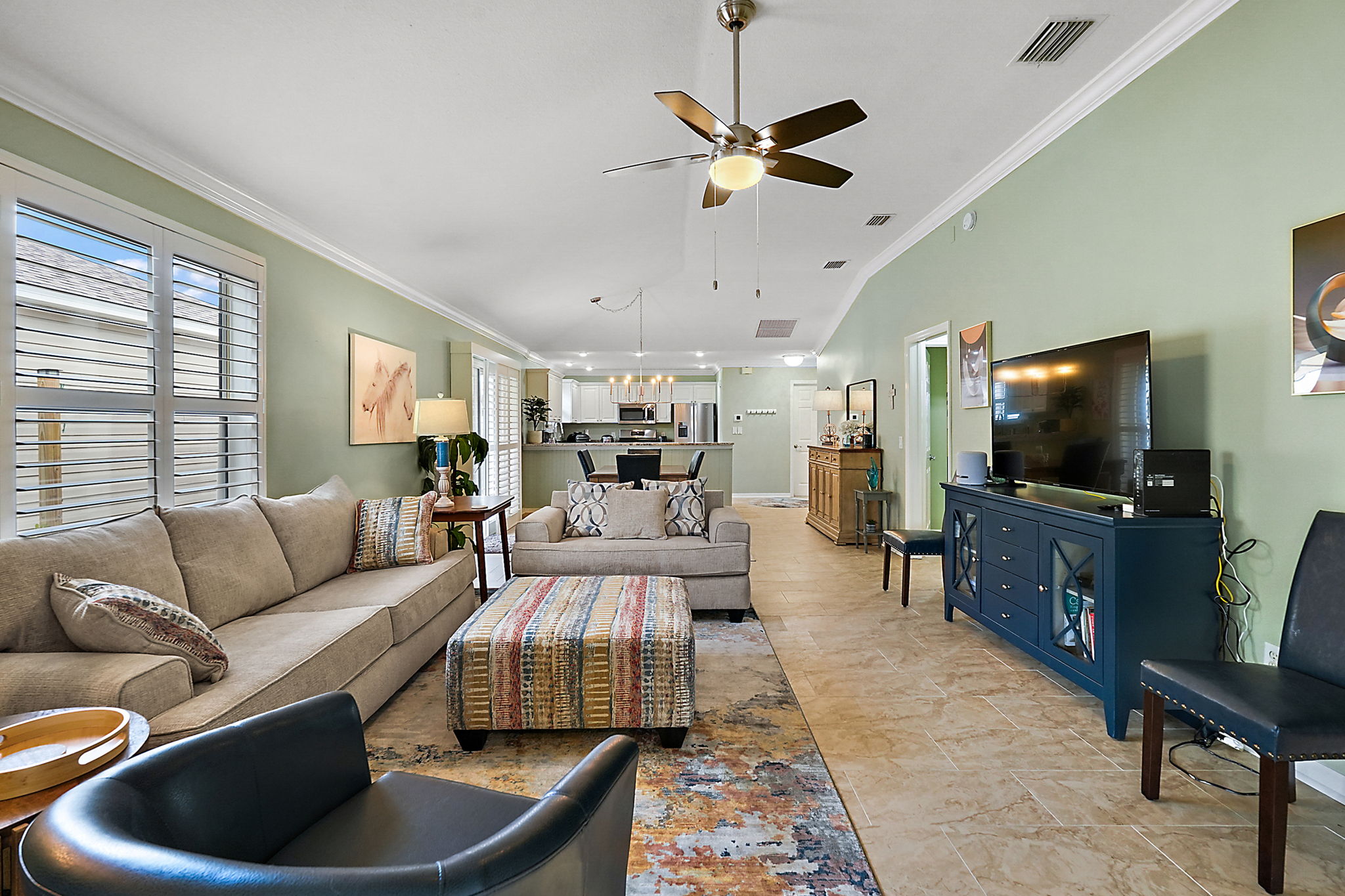 GORGEOUS CREAM MATTE PORCELAIN FLOORS THROUGHOUT | THEY ARE LIGHTER THAN SHOWN