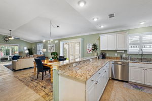 GRANITE COUNTERTOPS TO MATCH PORCELAIN FLOORING