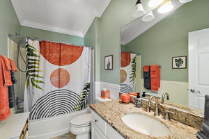 GUEST BATHROOM | WITH WAINSCOTING