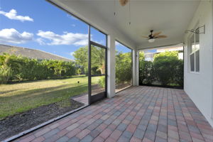 Lanai/Backyard View - Room for Pool