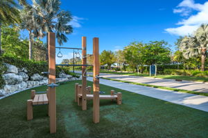 Multiple Workout Stations Sprinkled Throughout Community