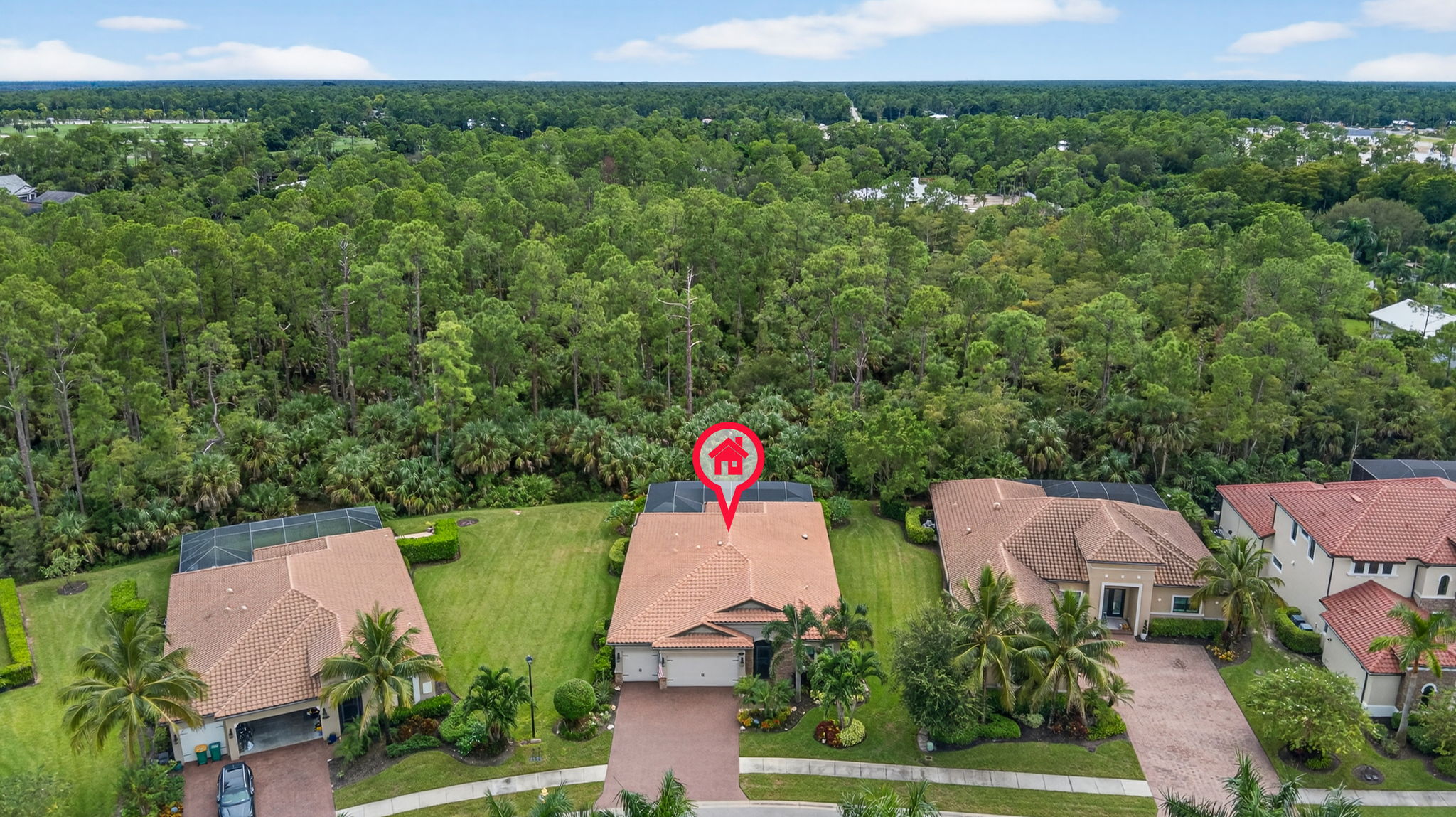 Aerial Front Exterior 1 - marker