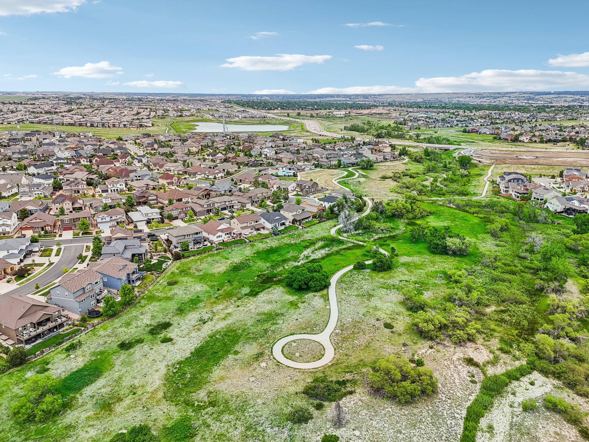 Aerial - Open Space and Trails