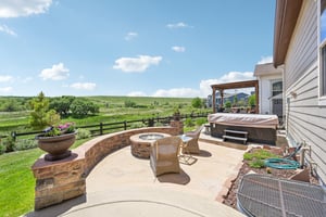 Back Patio with Endless Views