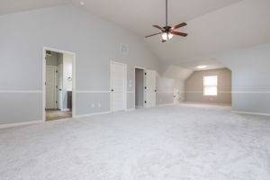 Master Suite w Vaulted Ceilings (in fact all Br's up have vaulted ceilings).