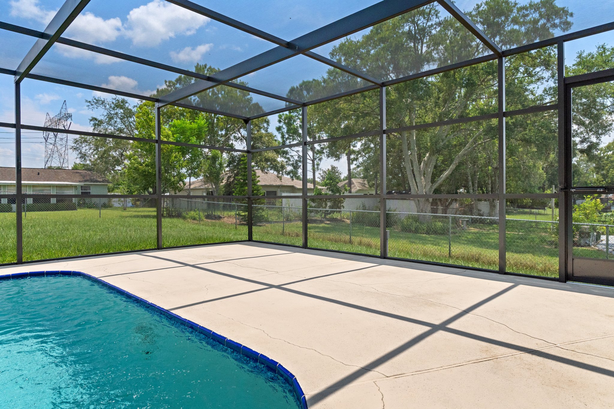 Pool with cool deck