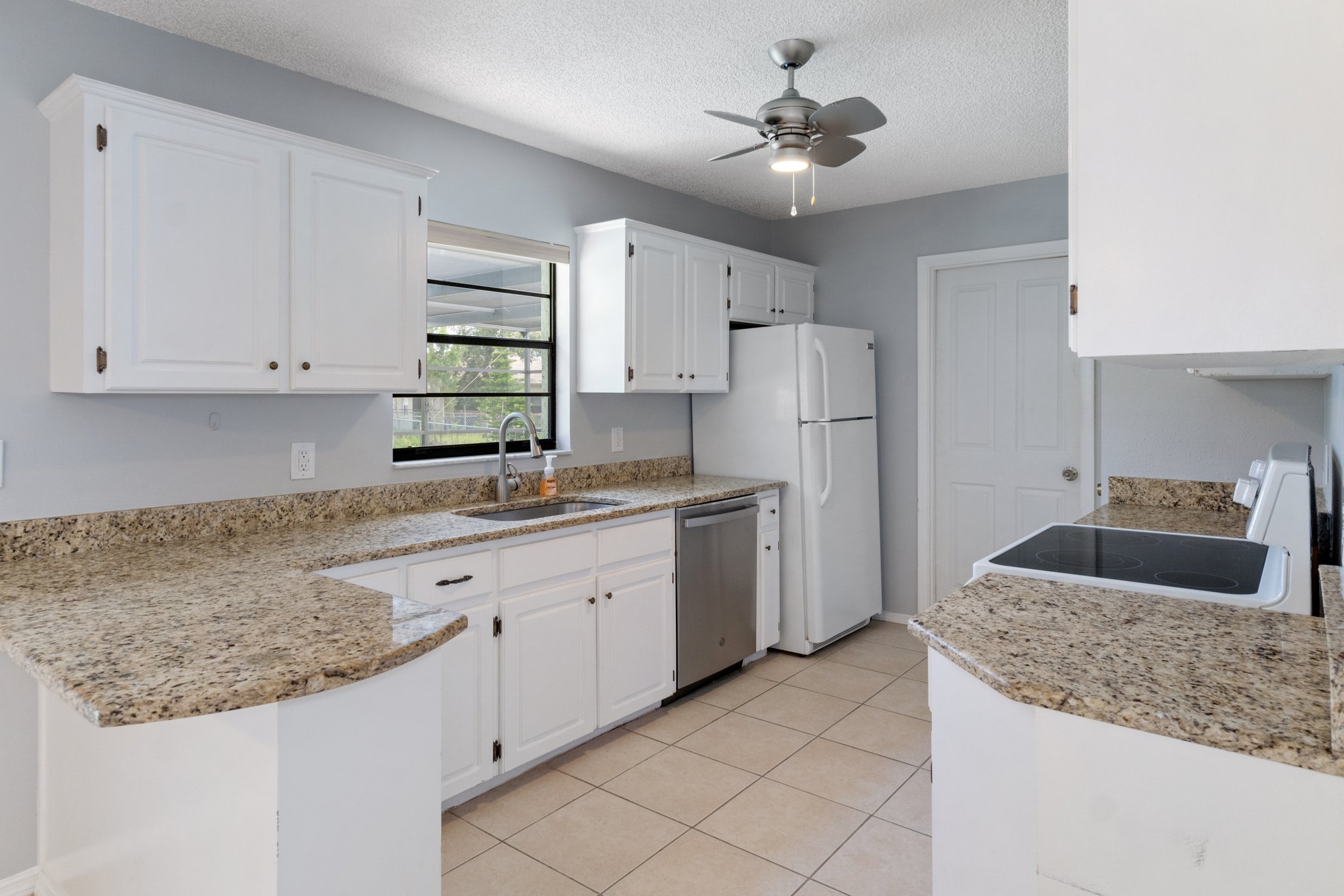 Updated kitchen area