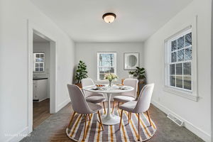 Dining Room virtually staged