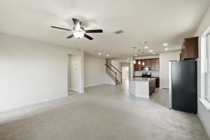 Living Room/Kitchen/Breakfast Nook