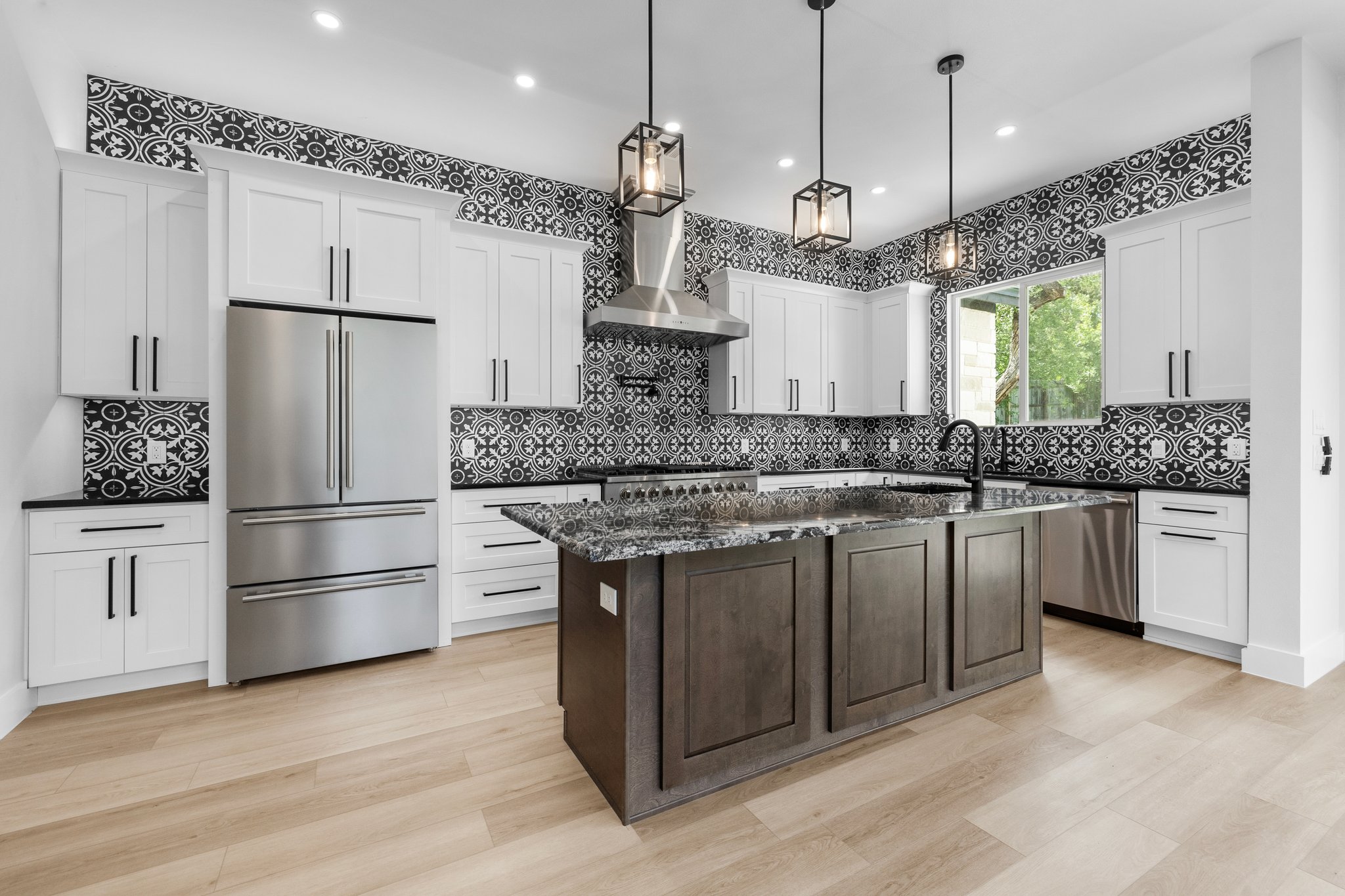 Gorgeous kitchen with Forno appliances.