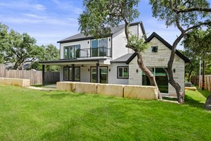 Luscious back yard with room for a pool..