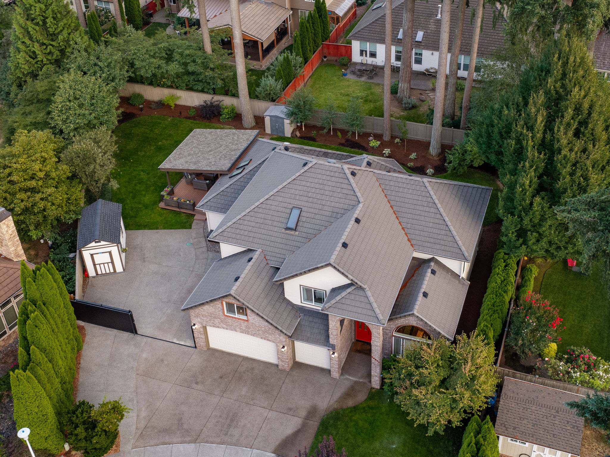 Aerial (19x40 gated parking pad)