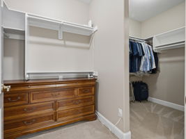 Primary, walk-in closet
