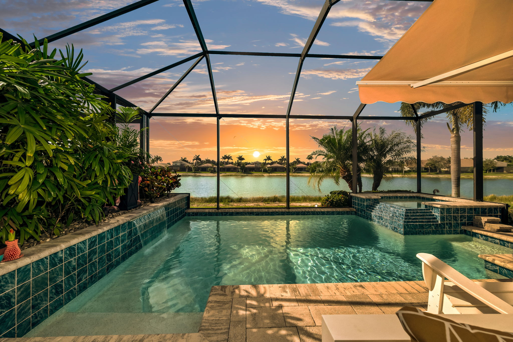 Pool View 2 - Sunset