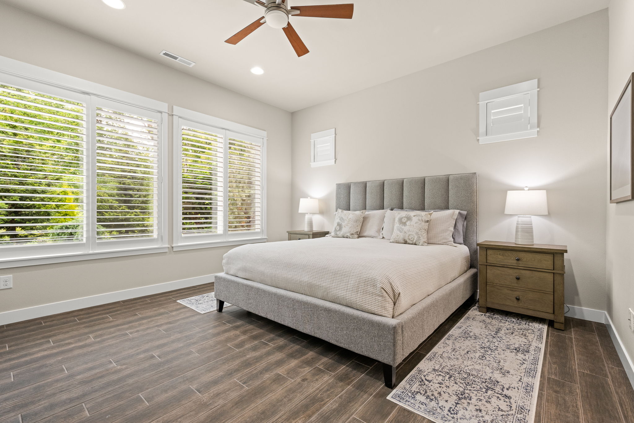 Private primary retreat on greenbelt