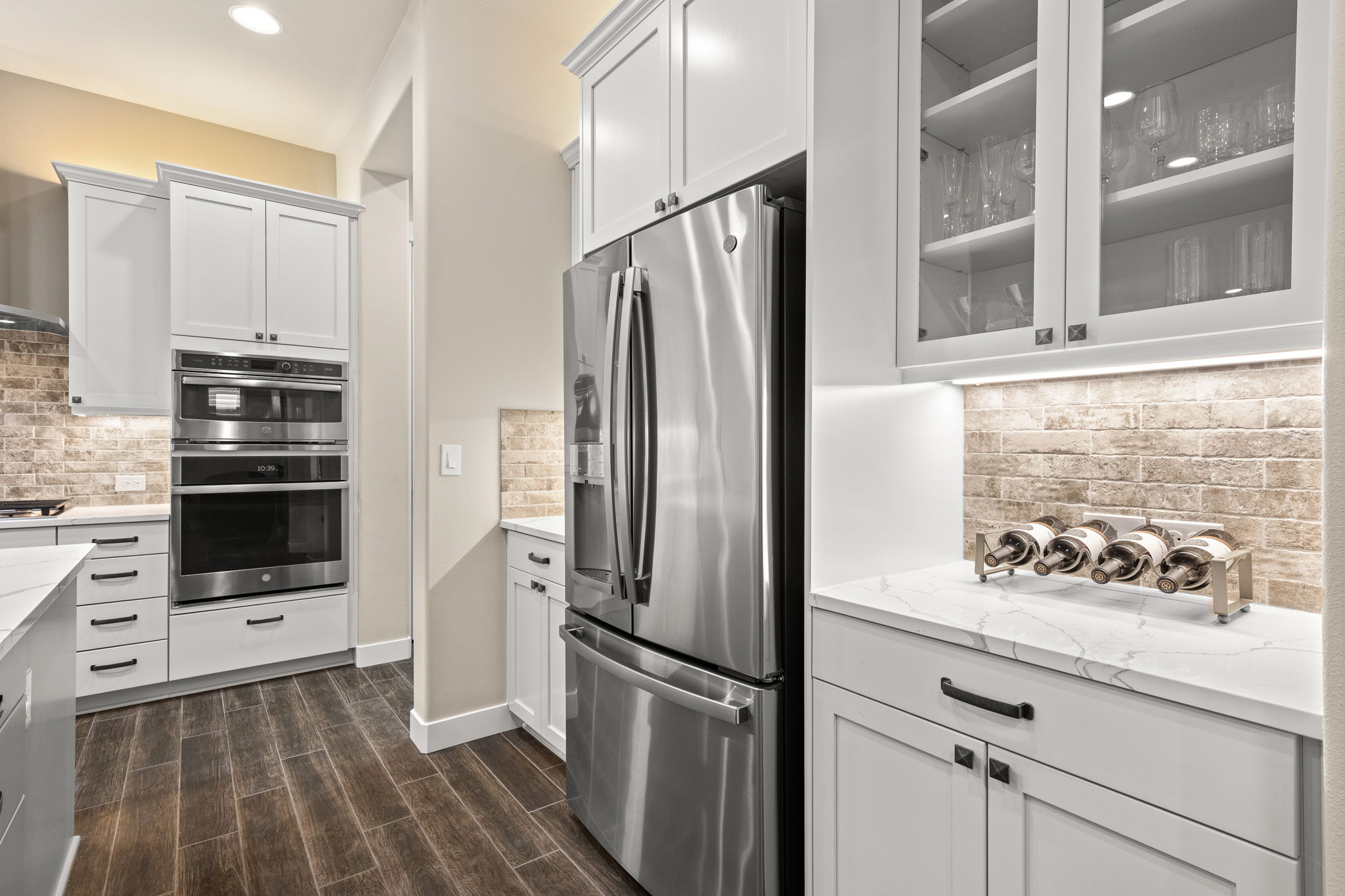 High end appliances and wine storage