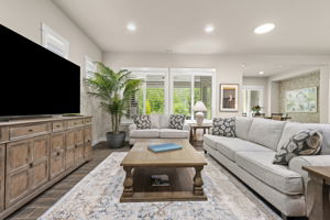 Welcoming spacious living