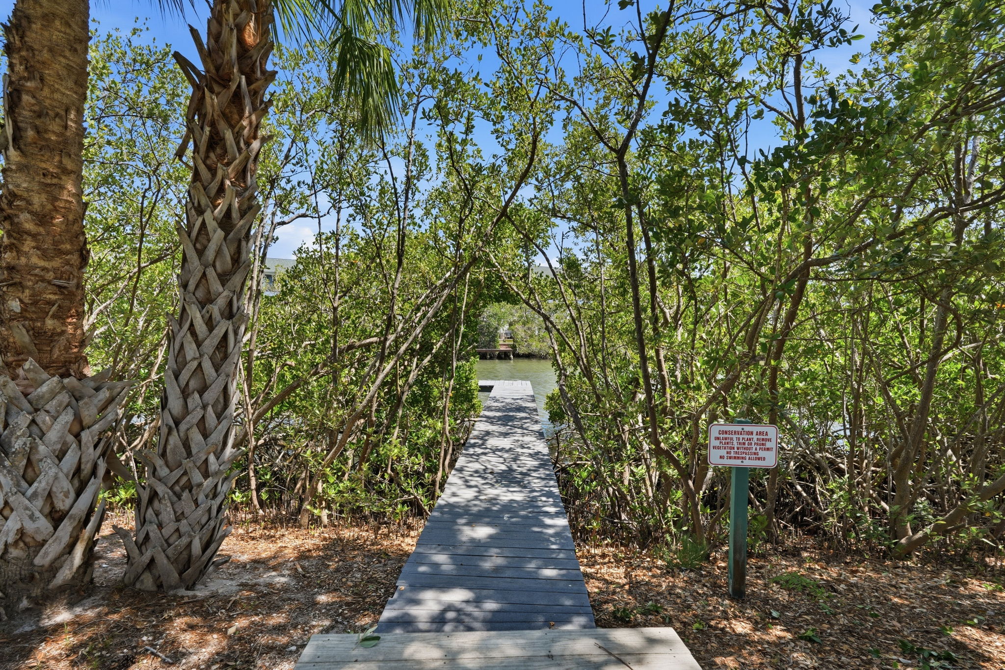 Shared Day Dock directly behind this townhome.