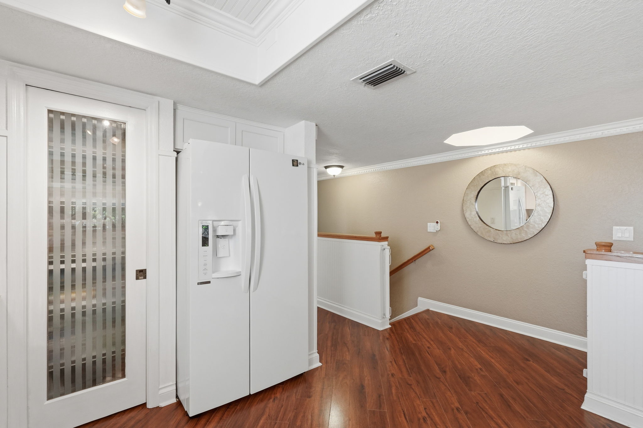 Glass door pantry