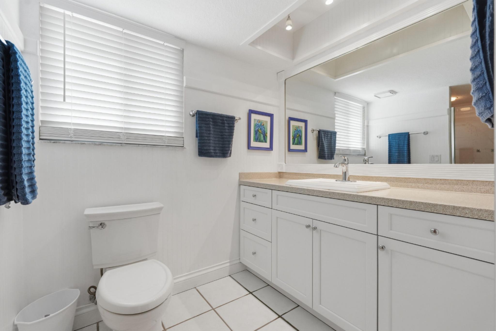 Great Only the end units have natural light in the bathroom.