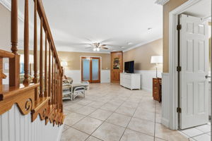 Stairs to 1st floor...Full Bath&  hall closet