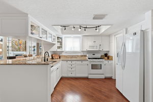 Updated Kitchen & Countertops - Gas Stove