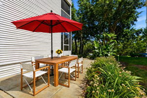 Virtual Staging for side concrete patio