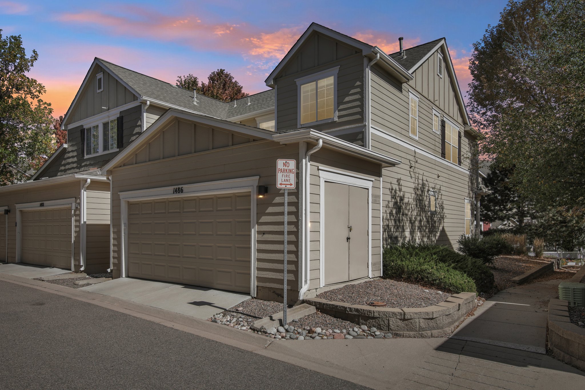 2 car attached garage is easily reached in the alley behind the home