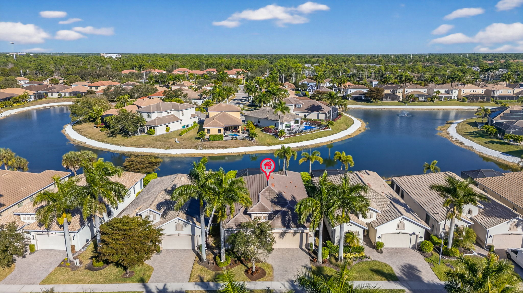 Aerial Front Exterior 1