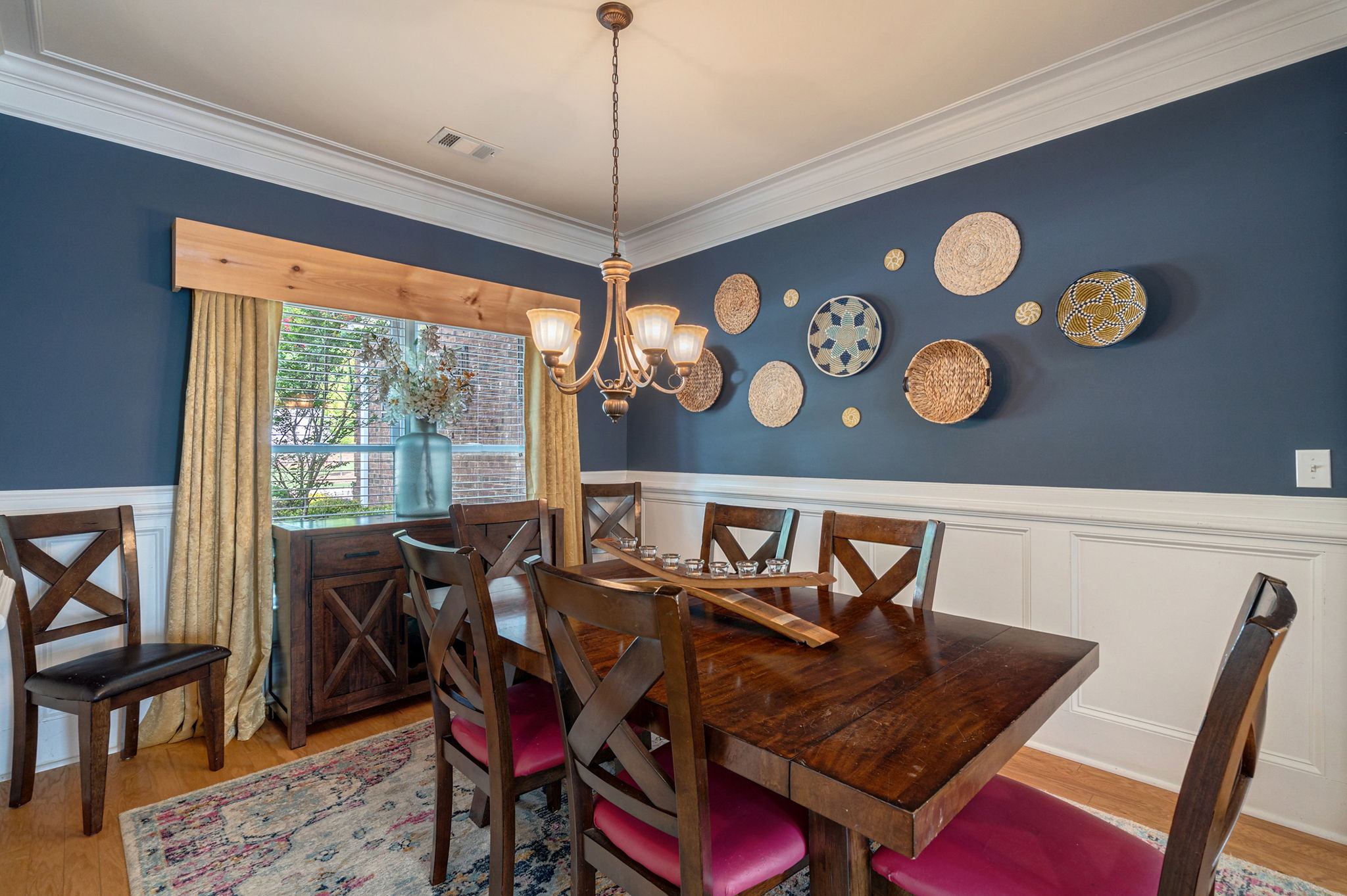Separate Dining Room w/ Molding