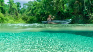 Value add...Clear bottom kayaking