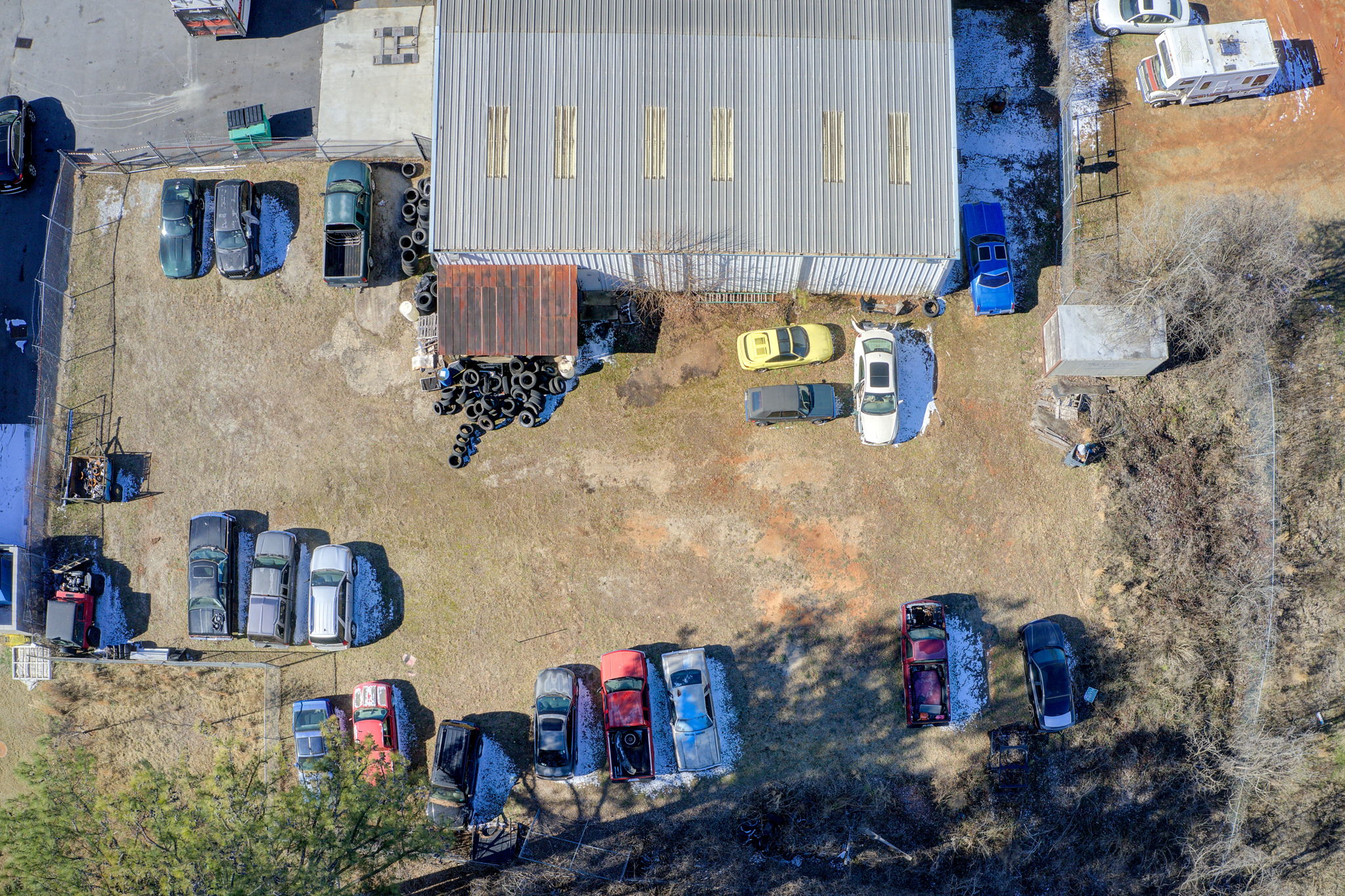 23 Aerial Building Partial w Rear Lot