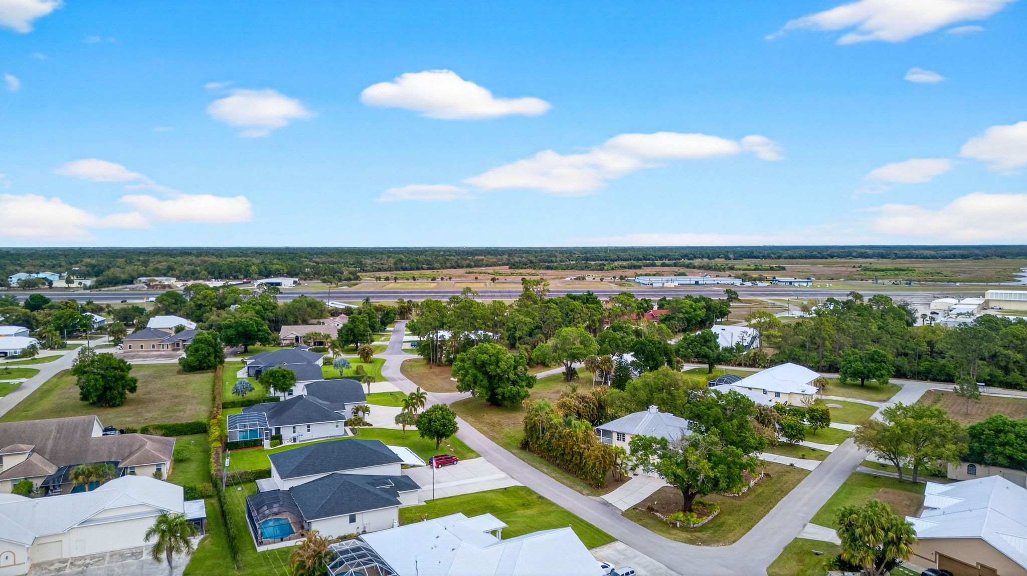 Aerial Front Exterior 7