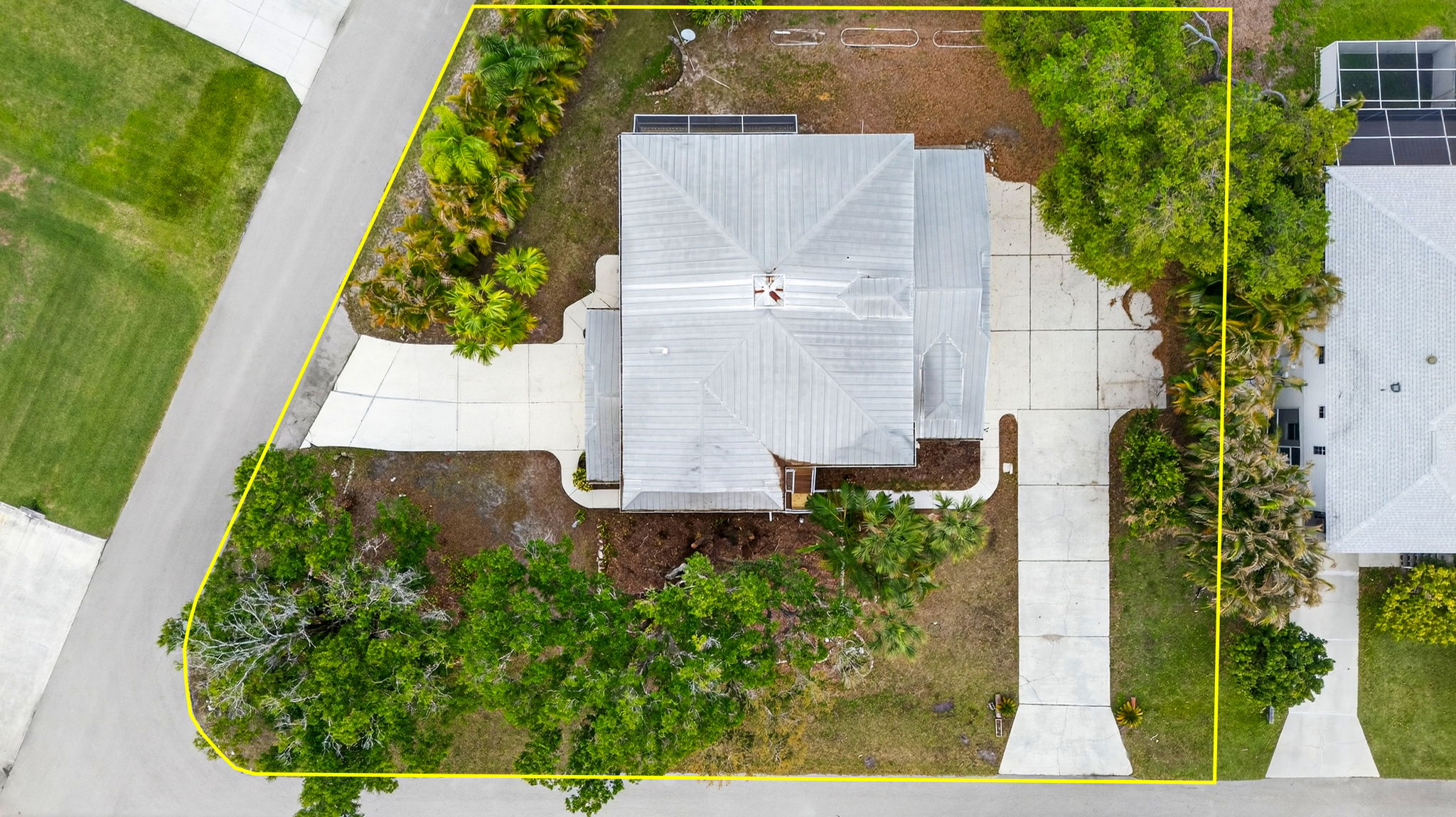 Aerial Overview - lot line