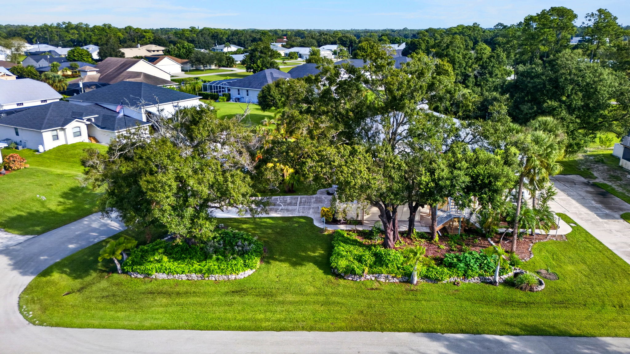 Aerial Front Exterior 1
