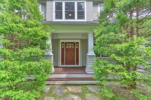 Front Door with farmers porch