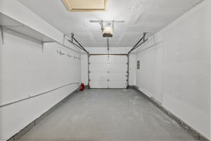 Garage with epoxy floors