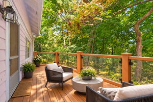 VIRTUALLY REIMAGINED! So you can imagine the possibilities! Deck ballustrades virtually replaced with glass.