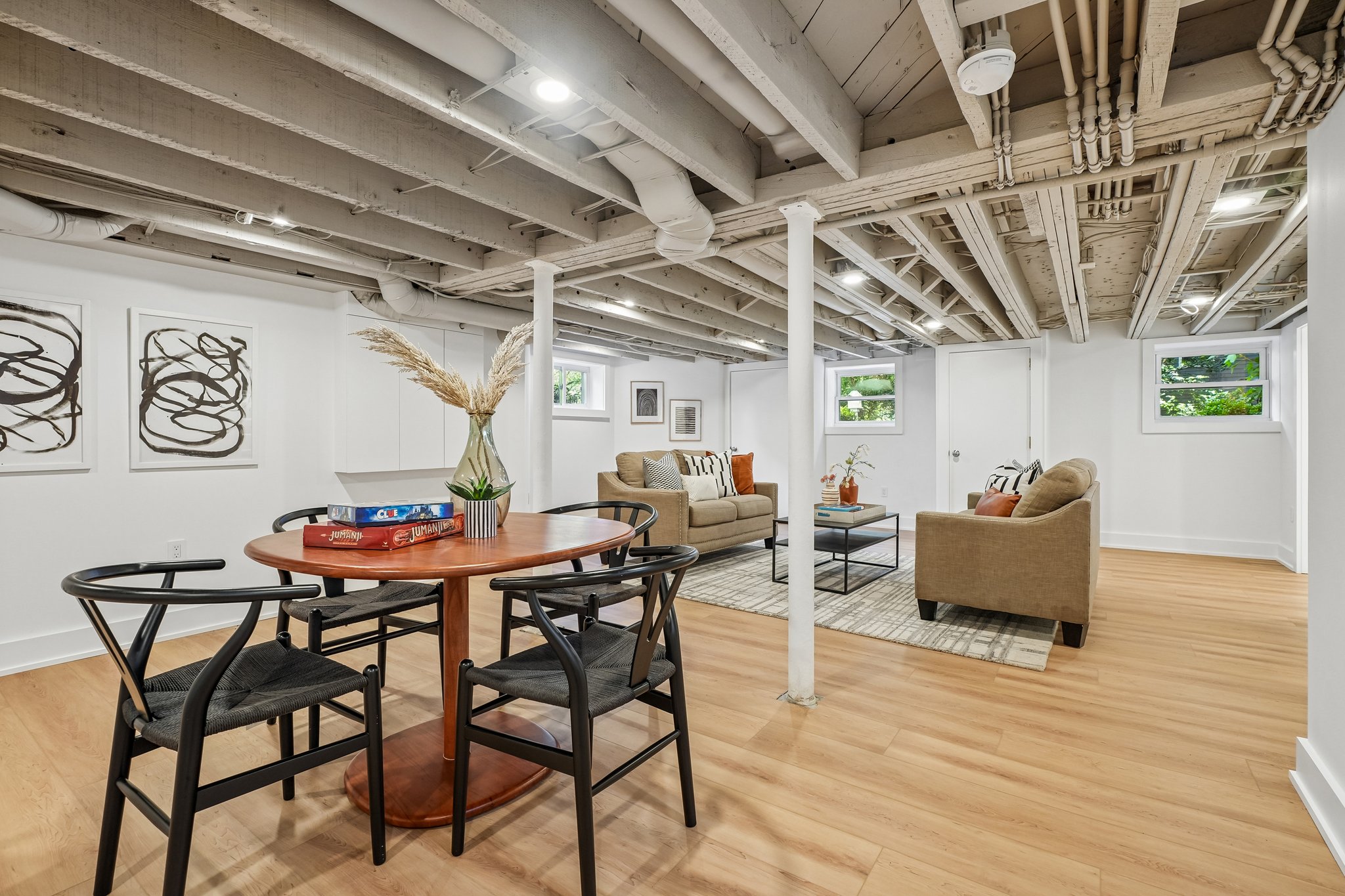Finished basement