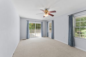 very spacious primary bedroom