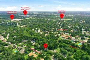 Aerial Showing School Location
