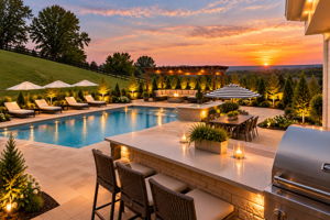 pool from house