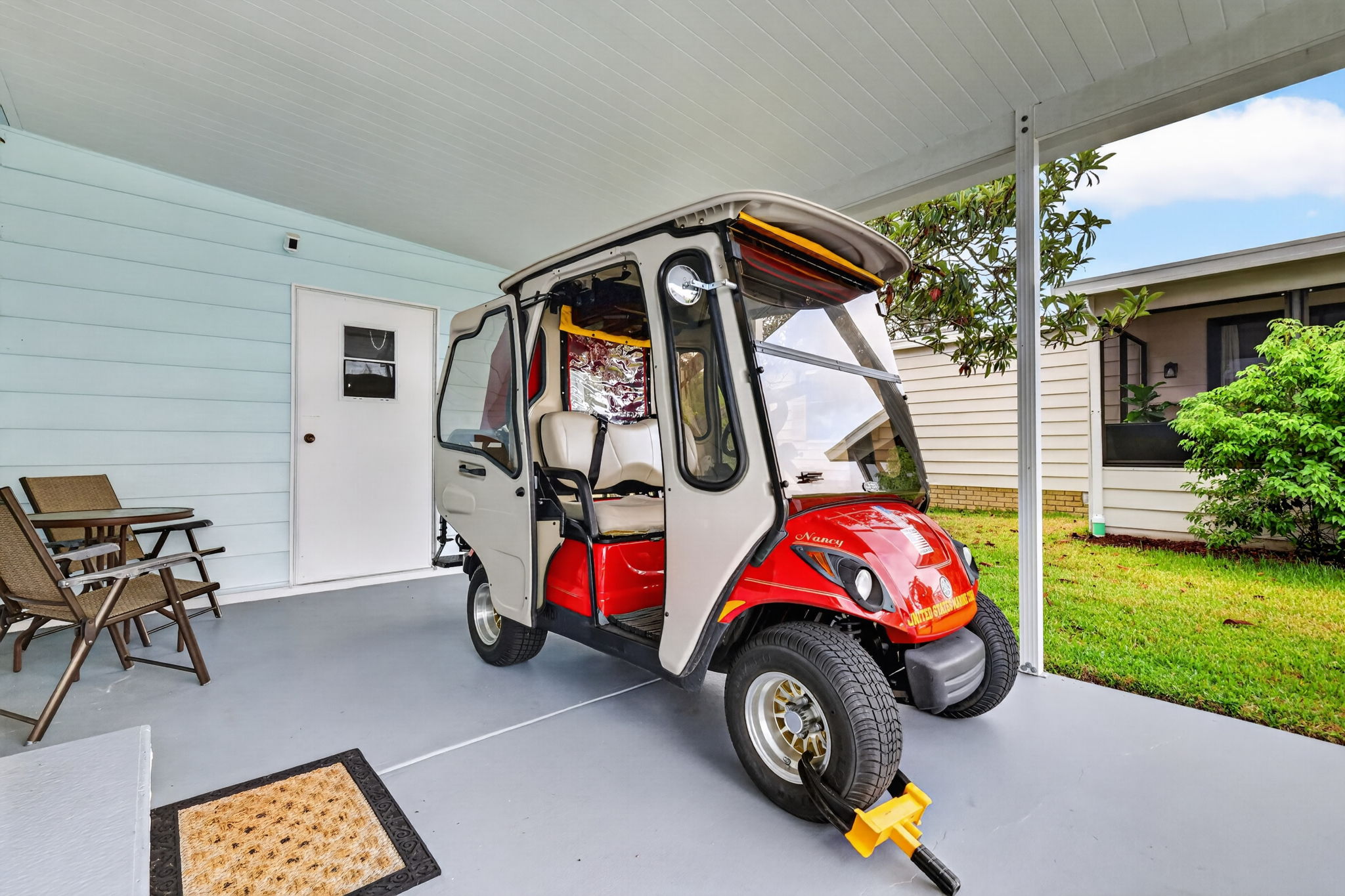 Carport with Golf Cart (Available Separately)