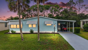 Twilight Front Elevation